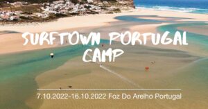 Surftowni Portugali surfilaager @ Foz Do Arelho